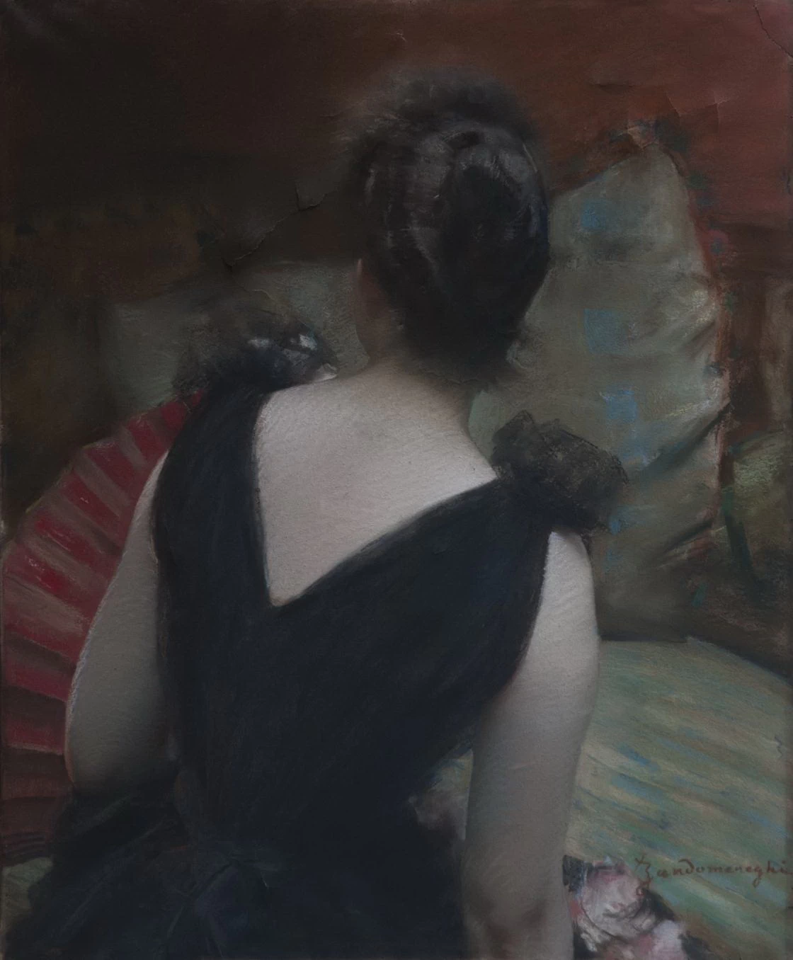 Donna di spalle